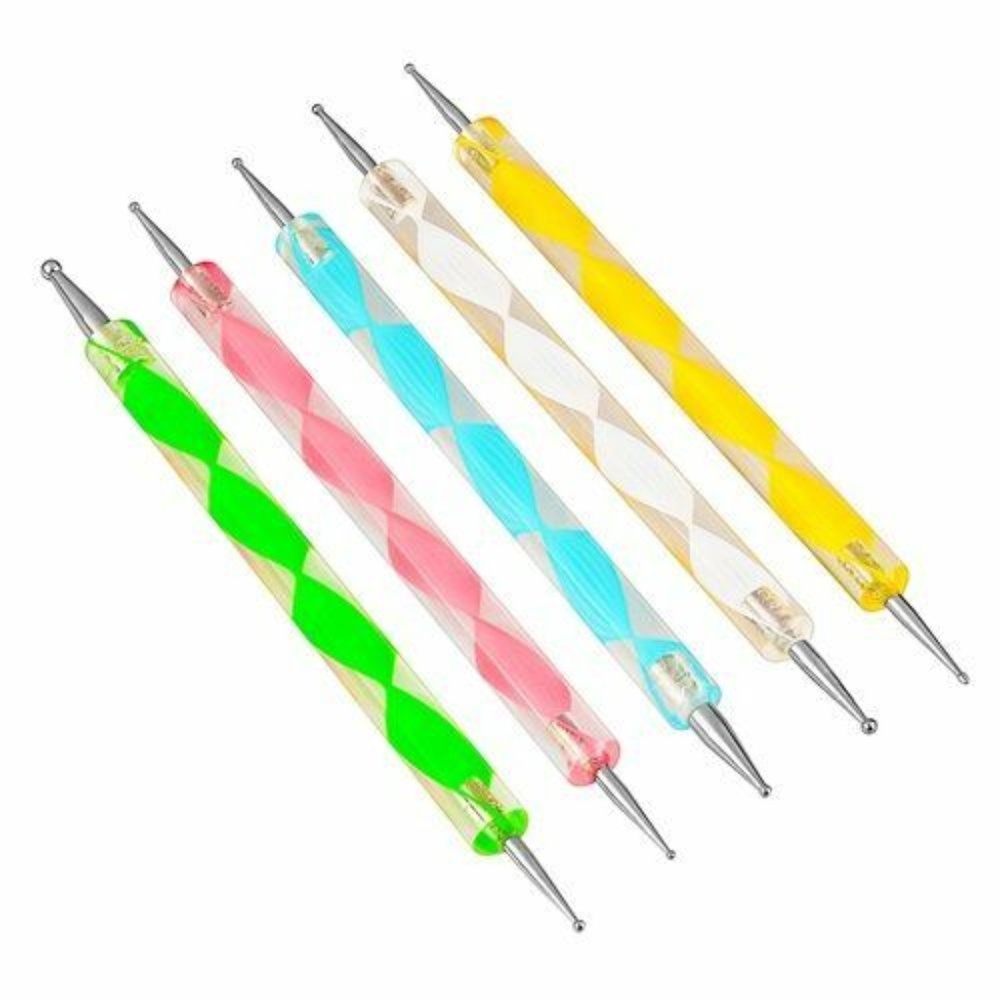 2-way Acrylic Nail Art Design Tips Dotting Pen Set